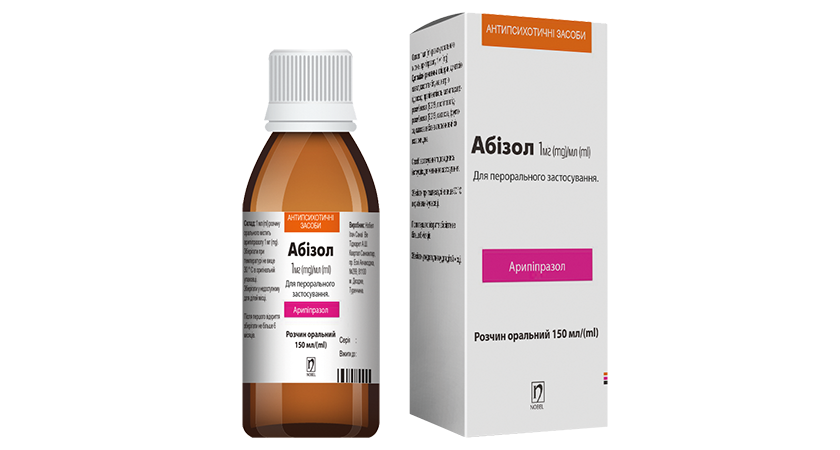 АБІЗОЛ розчин оральний 1 мг/мл, по 150 мл у флаконі